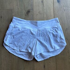 lululemon athletica White Athletic Shorts